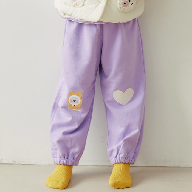 Orange Mom - Korean Children Fashion - #magicofchildhood - Heart Rabbit Pants