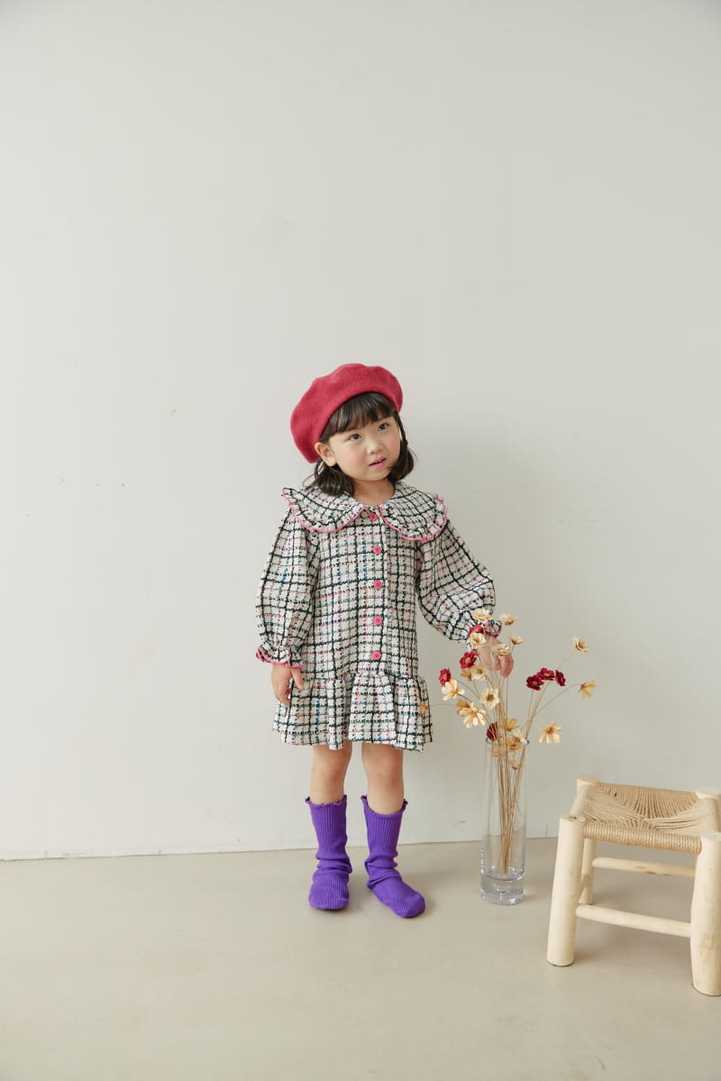 Orange Mom - Korean Children Fashion - #minifashionista - Twid One-piece - 8