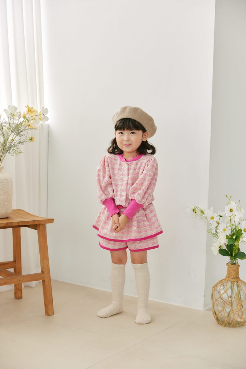 Orange Mom - Korean Children Fashion - #minifashionista - Twid Cardigan - 5