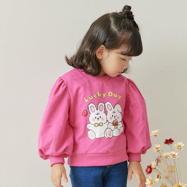 Orange Mom - Korean Children Fashion - #minifashionista - Rabbit Sweatshirt