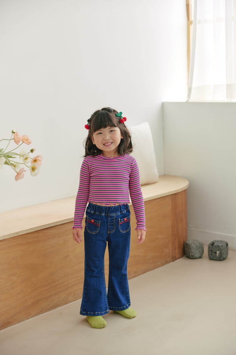Orange Mom - Korean Children Fashion - #magicofchildhood - Heart Pants - 4