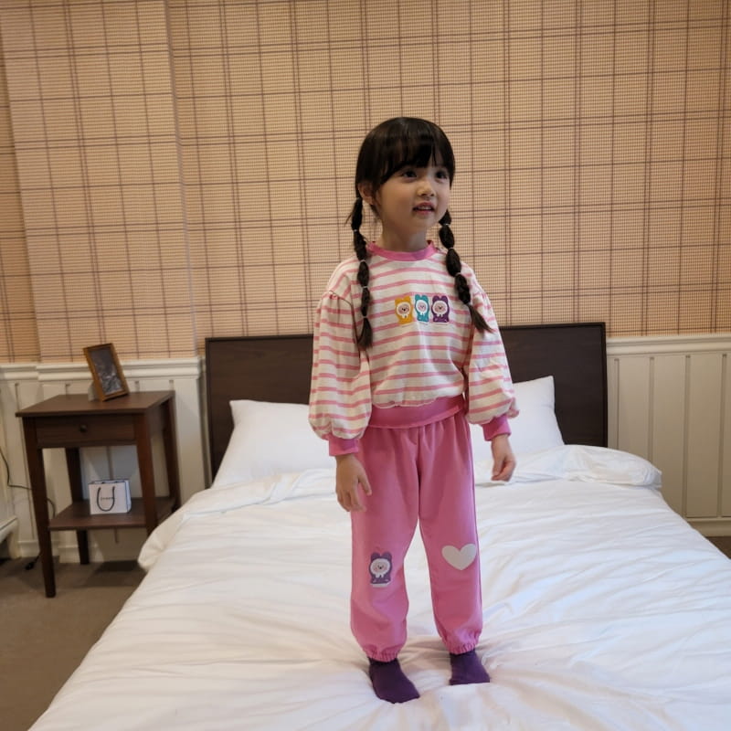 Orange Mom - Korean Children Fashion - #minifashionista - Heart Rabbit Pants - 2