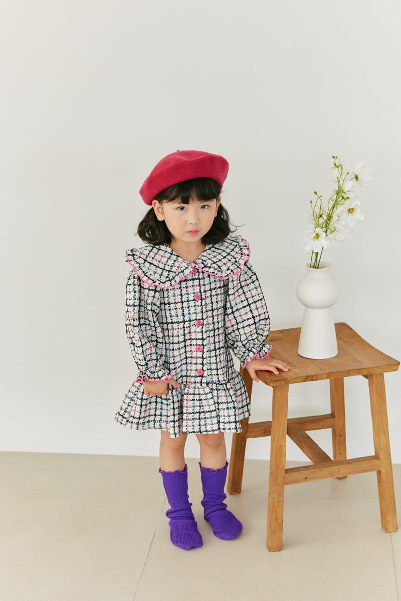 Orange Mom - Korean Children Fashion - #stylishchildhood - Twid One-piece - 12