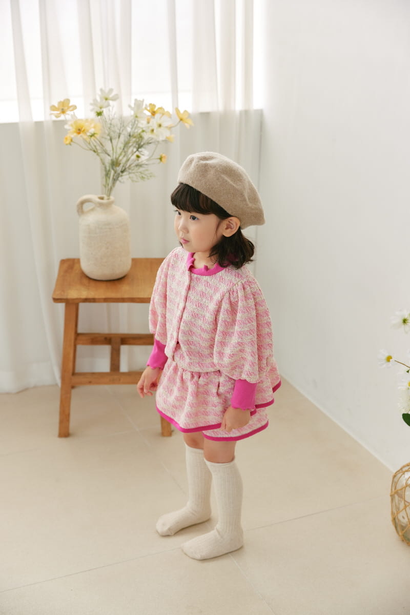 Orange Mom - Korean Children Fashion - #stylishchildhood - Twid Cardigan - 9