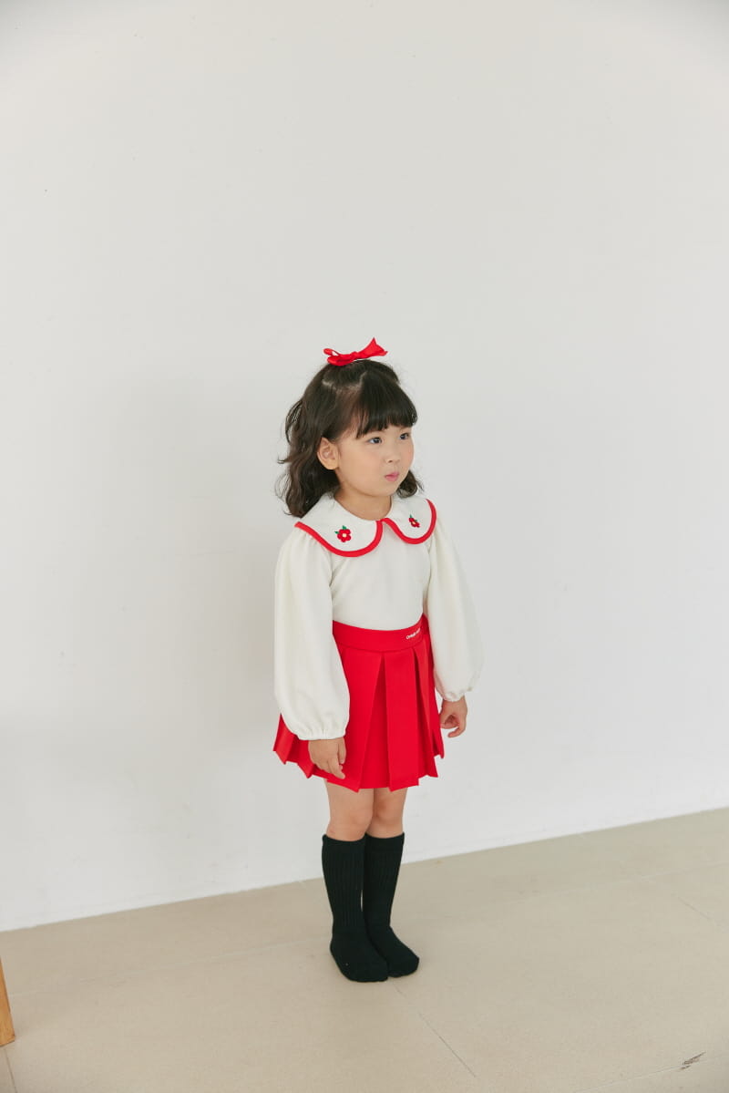 Orange Mom - Korean Children Fashion - #stylishchildhood - Flower Blouse - 8