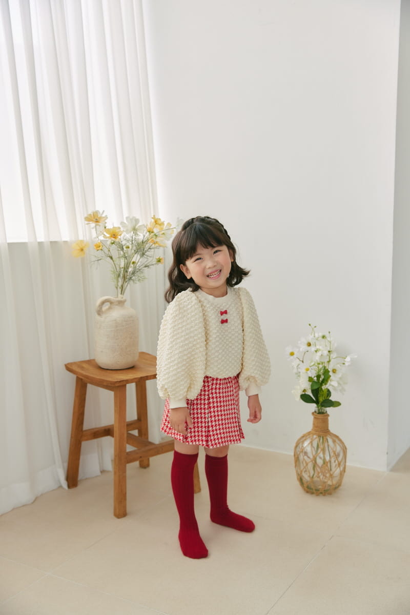 Orange Mom - Korean Children Fashion - #stylishchildhood - Ribbon Blouse - 7