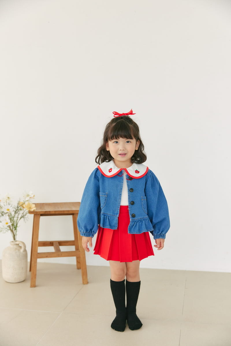 Orange Mom - Korean Children Fashion - #todddlerfashion - Frill Jacket - 9