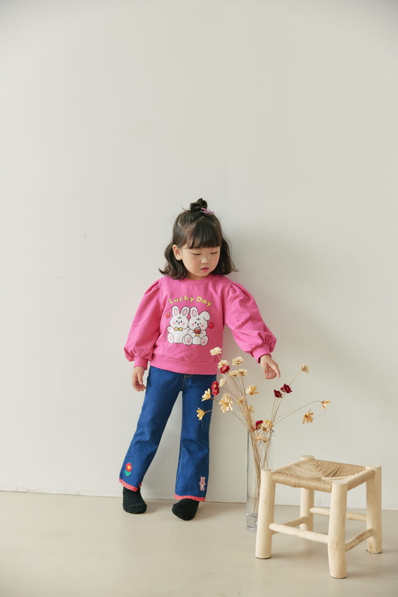 Orange Mom - Korean Children Fashion - #todddlerfashion - Rabbit Sweatshirt - 4