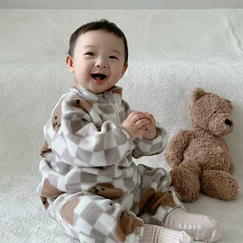 Party Kids - Korean Baby Fashion - #babyoutfit - Bear Set UP - 9