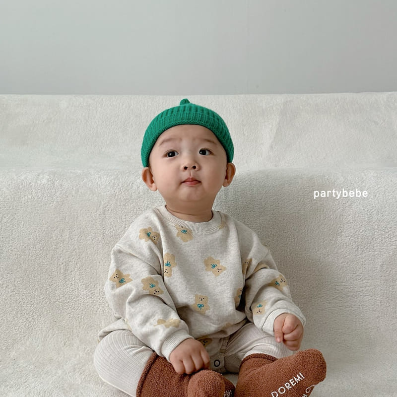 Party Kids - Korean Baby Fashion - #smilingbaby - Ribbon Bear Bodysuit - 10