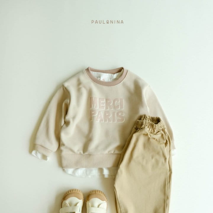 Paul & Nina - Korean Children Fashion - #childofig - Paris Sweatshirt - 5
