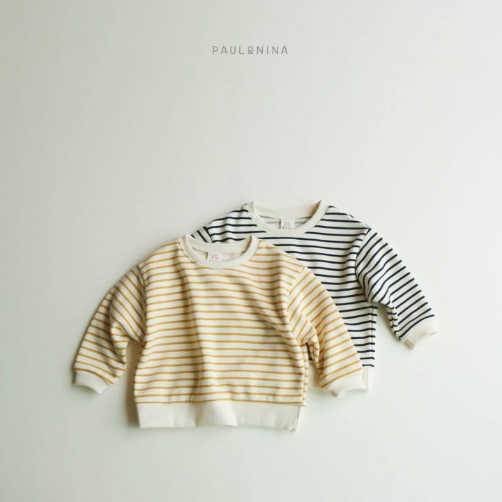 Paul & Nina - Korean Children Fashion - #childofig - Stripes Sweatshirt - 10