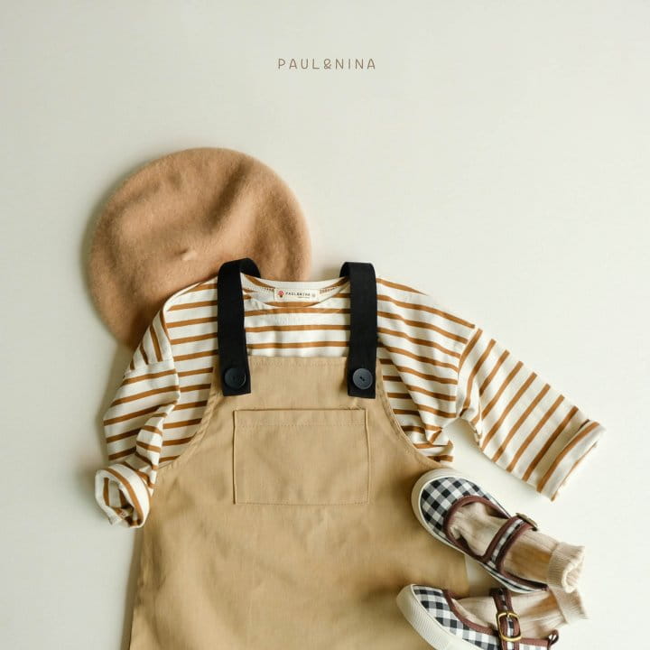 Paul & Nina - Korean Children Fashion - #childrensboutique - Pocket Dungarees Skirt
