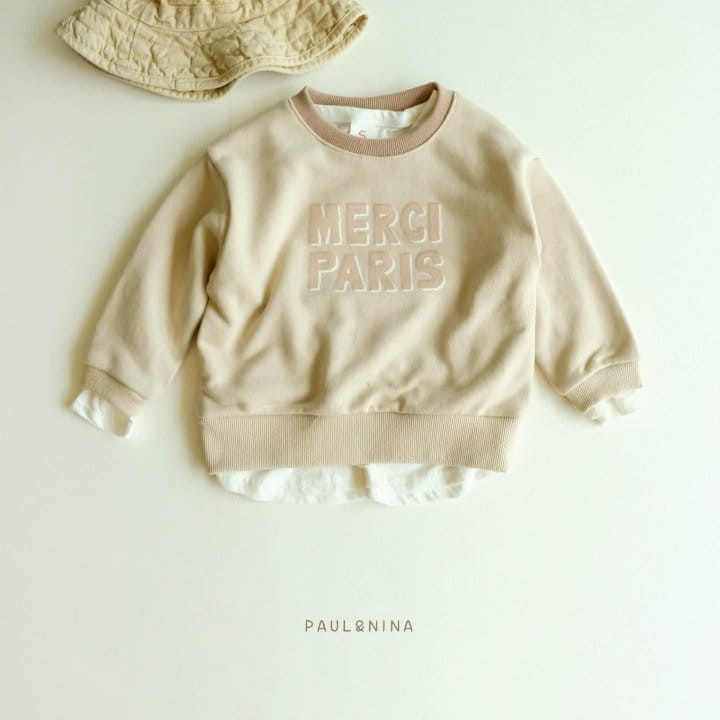 Paul & Nina - Korean Children Fashion - #designkidswear - Paris Sweatshirt - 7