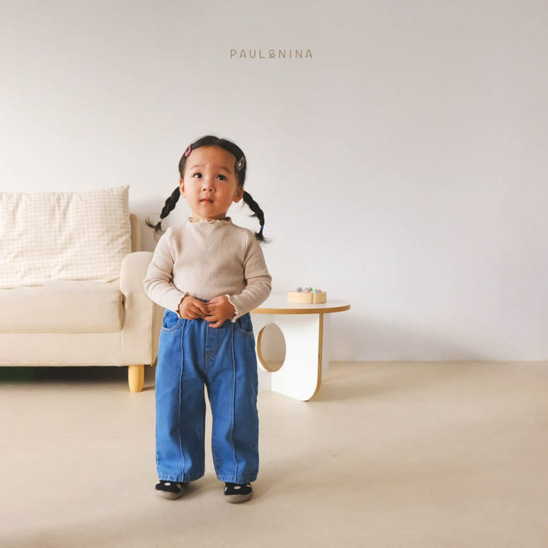 Paul & Nina - Korean Children Fashion - #discoveringself - Pintuck Jeans - 4