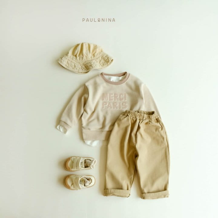 Paul & Nina - Korean Children Fashion - #kidsshorts - Paris Sweatshirt - 10