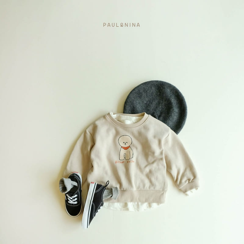 Paul & Nina - Korean Children Fashion - #kidsshorts - Bichon Sweatshirt - 2