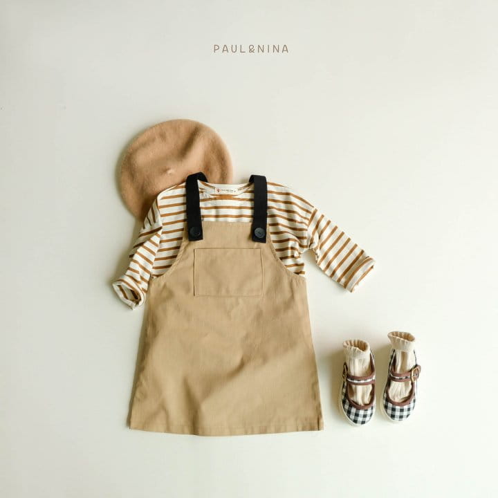 Paul & Nina - Korean Children Fashion - #magicofchildhood - Pocket Dungarees Skirt - 10
