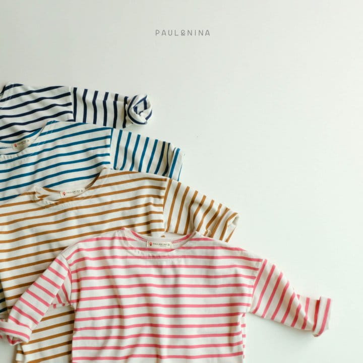 Paul & Nina - Korean Children Fashion - #stylishchildhood - Pretty Stripes Tee - 5