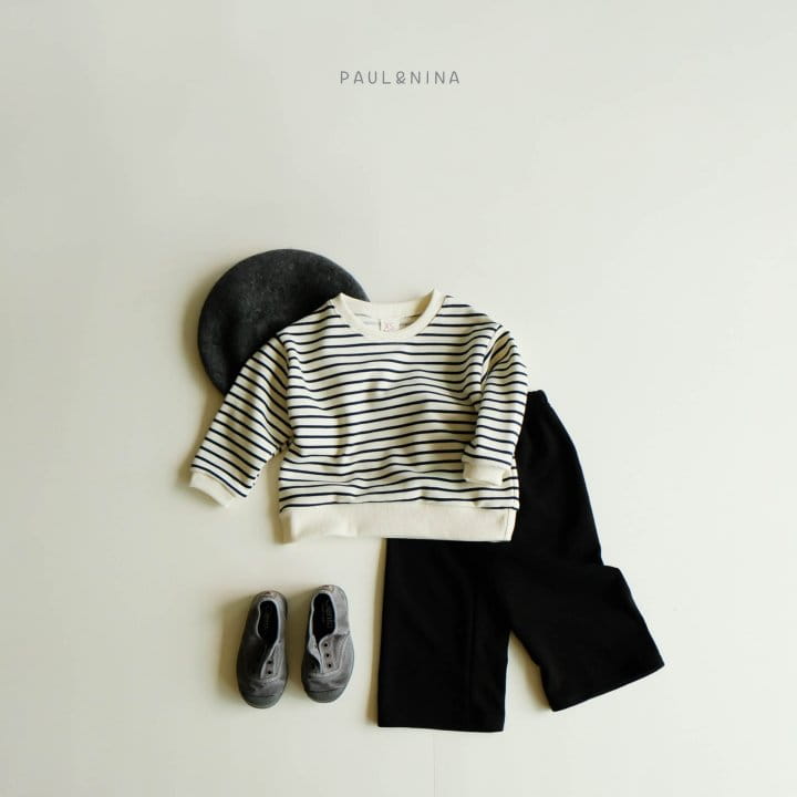 Paul & Nina - Korean Children Fashion - #stylishchildhood - Stripes Sweatshirt - 9