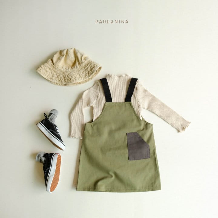 Paul & Nina - Korean Children Fashion - #todddlerfashion - Rib Frill Tee - 6