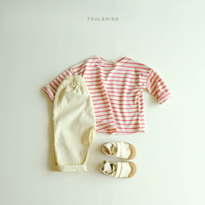 Paul & Nina - Korean Children Fashion - #todddlerfashion - Pretty Stripes Tee - 3