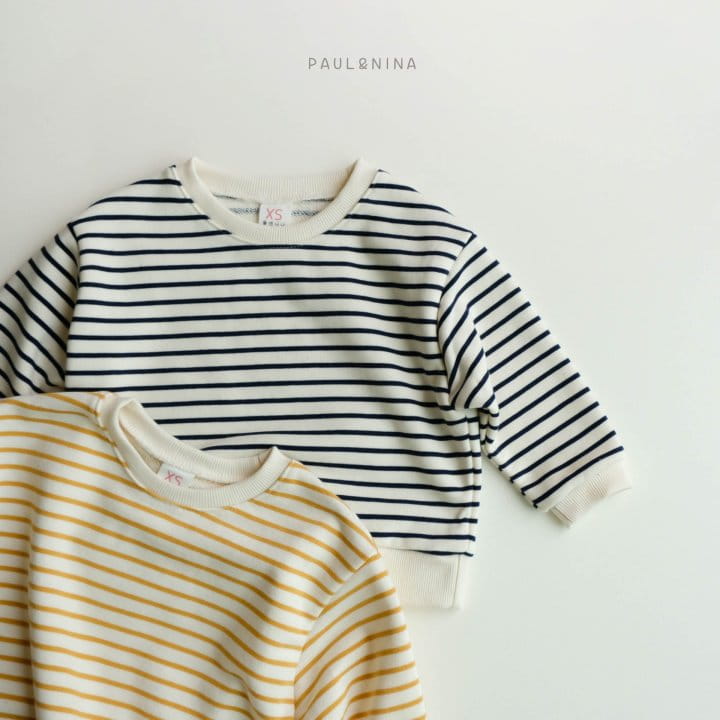 Paul & Nina - Korean Children Fashion - #toddlerclothing - Stripes Sweatshirt - 8