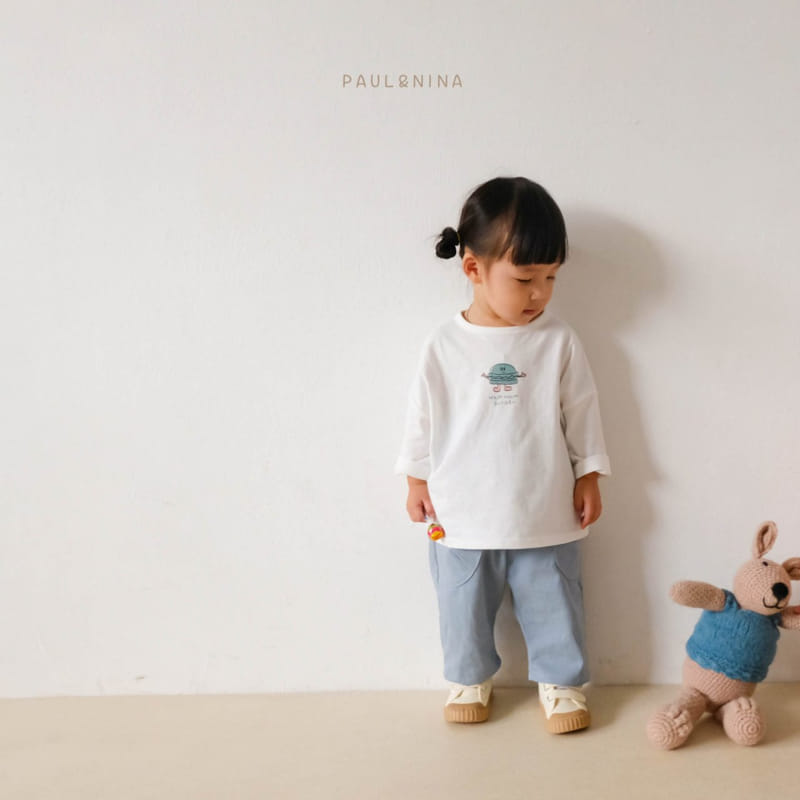 Paul & Nina - Korean Children Fashion - #toddlerclothing - Hambuger Tee - 12