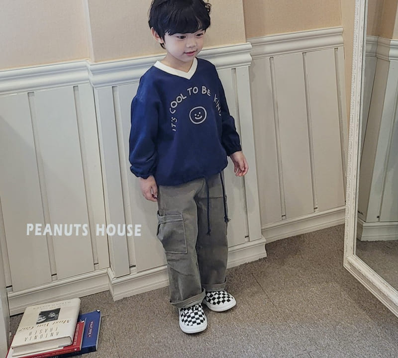 Peanuts - Korean Children Fashion - #kidsshorts - V Neck Tee - 3