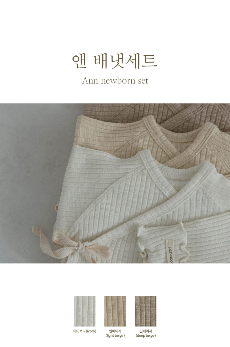 Peekaboo - Korean Baby Fashion - #onlinebabyshop - Anne Benet Set 