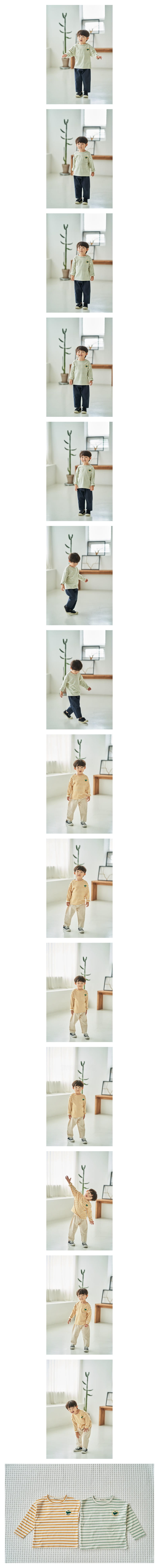Pepper Mint - Korean Children Fashion - #magicofchildhood - Stripes Tee