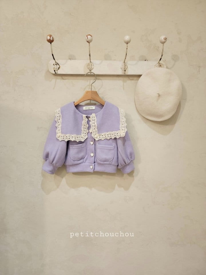 Petit Chou Chou - Korean Children Fashion - #childofig - Tina Heart Cardigan - 6