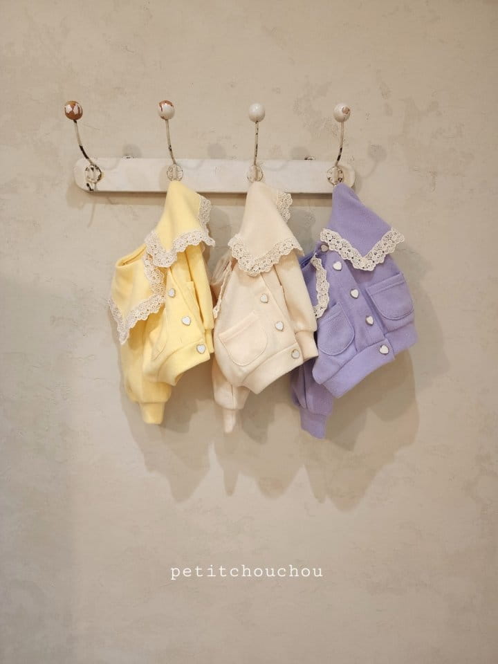 Petit Chou Chou - Korean Children Fashion - #magicofchildhood - Tina Heart Cardigan - 2