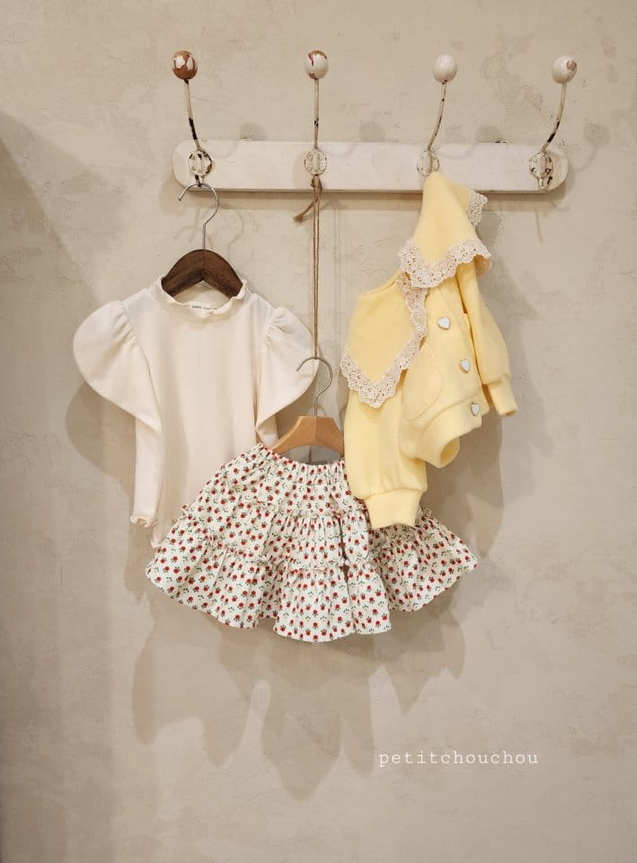 Petit Chou Chou - Korean Children Fashion - #minifashionista - Yellow Whole Skirt - 11