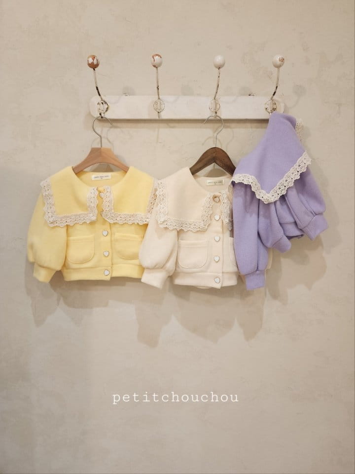 Petit Chou Chou - Korean Children Fashion - #minifashionista - Tina Heart Cardigan - 4