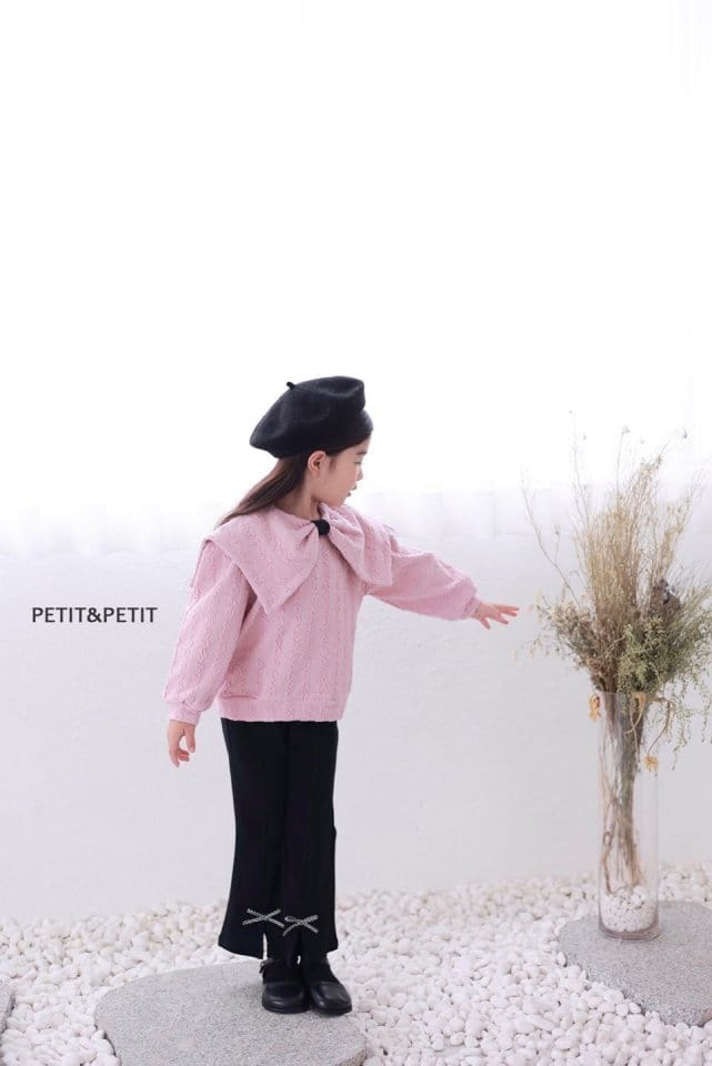 Petit & Petit - Korean Children Fashion - #childofig - Ribbon Jacquard Tee - 10