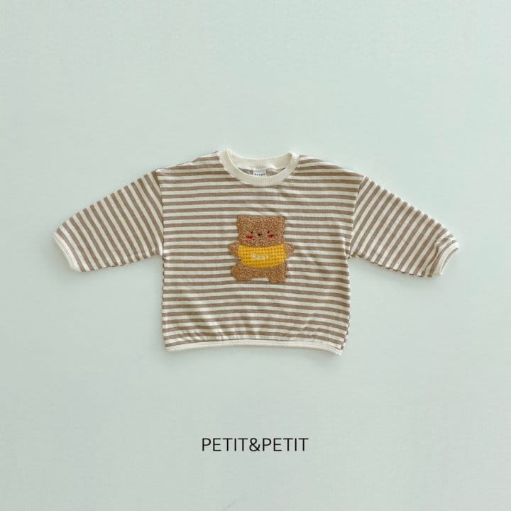 Petit & Petit - Korean Children Fashion - #discoveringself - Bear Piping Tee