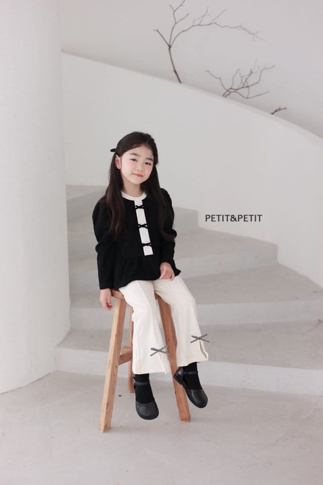 Petit & Petit - Korean Children Fashion - #fashionkids - Jenny Ribbon Tee