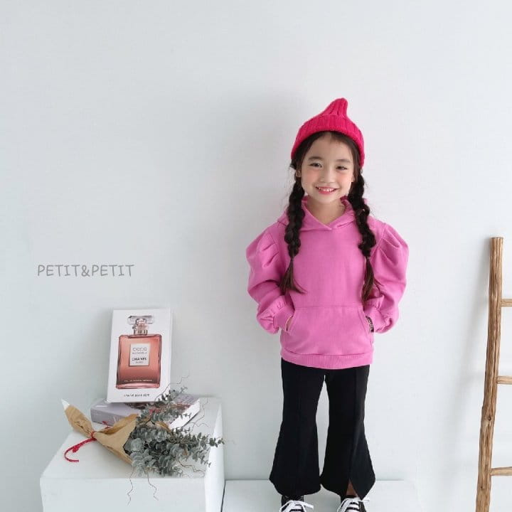 Petit & Petit - Korean Children Fashion - #kidsshorts - Shirring Hoody Tee - 8