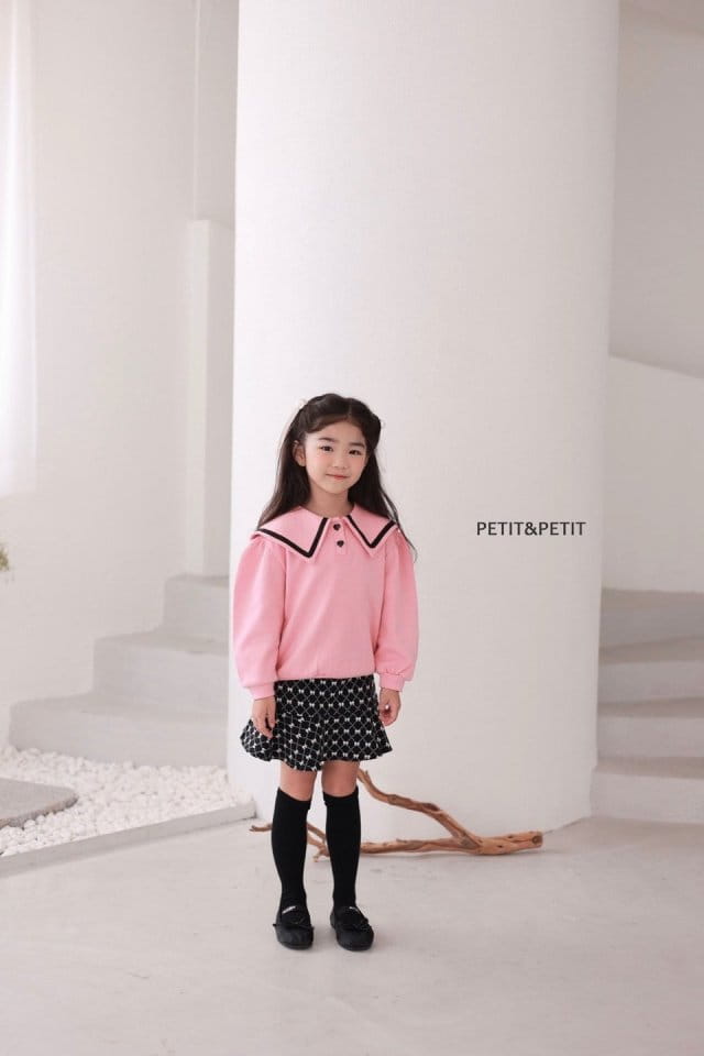 Petit & Petit - Korean Children Fashion - #kidsshorts - Susu Collar Sweatshirt - 7
