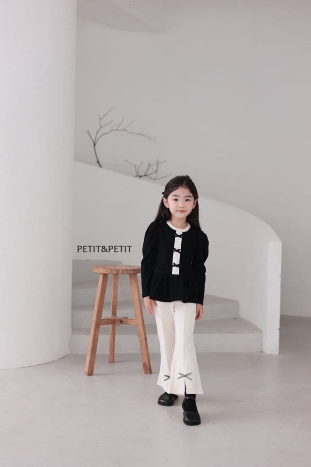 Petit & Petit - Korean Children Fashion - #kidsstore - Jenny Ribbon Tee - 3