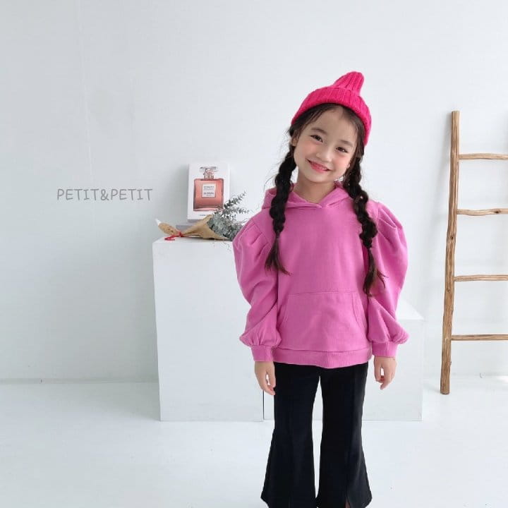 Petit & Petit - Korean Children Fashion - #kidzfashiontrend - Shirring Hoody Tee - 10