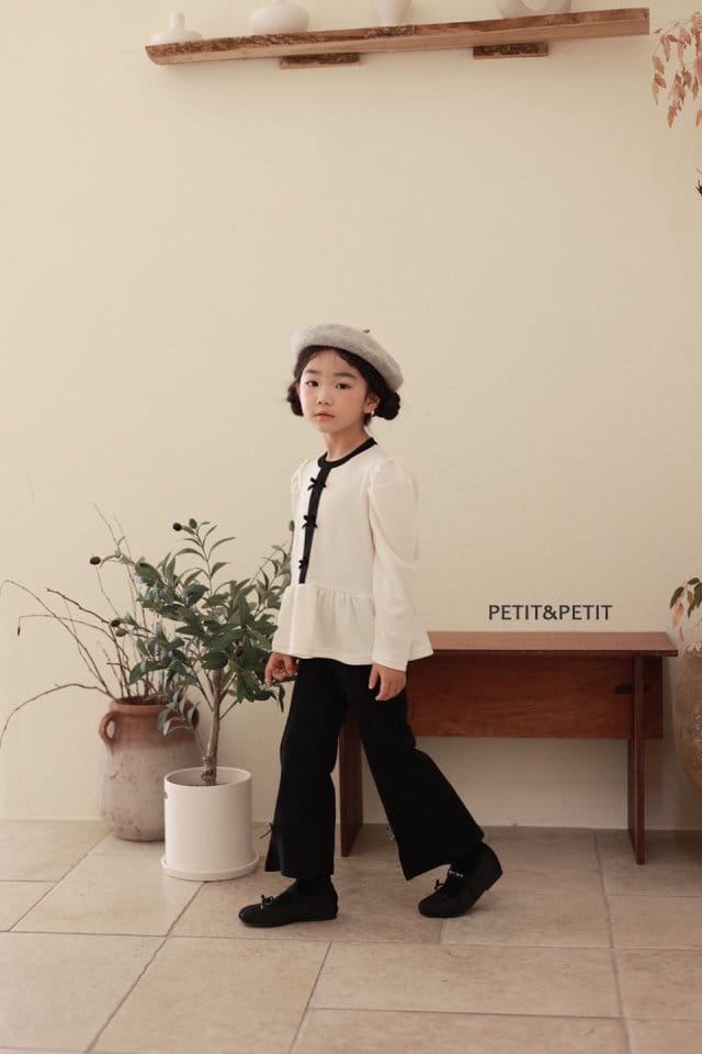 Petit & Petit - Korean Children Fashion - #littlefashionista - Jenny Ribbon Tee - 6