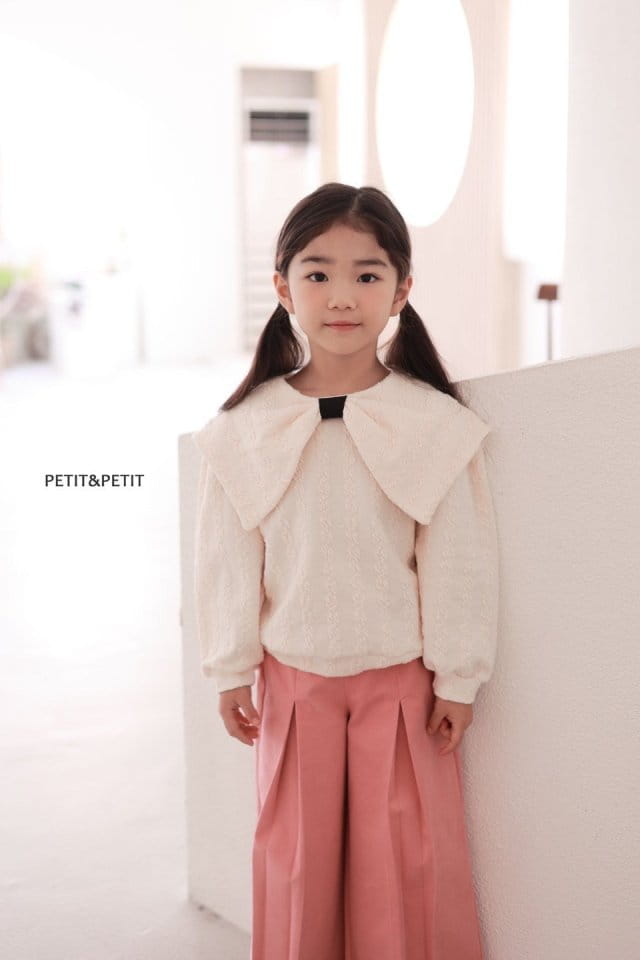 Petit & Petit - Korean Children Fashion - #littlefashionista - Ribbon Jacquard Tee - 4