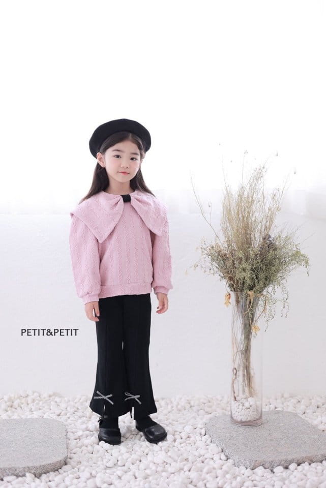 Petit & Petit - Korean Children Fashion - #prettylittlegirls - Ribbon Jacquard Tee - 6