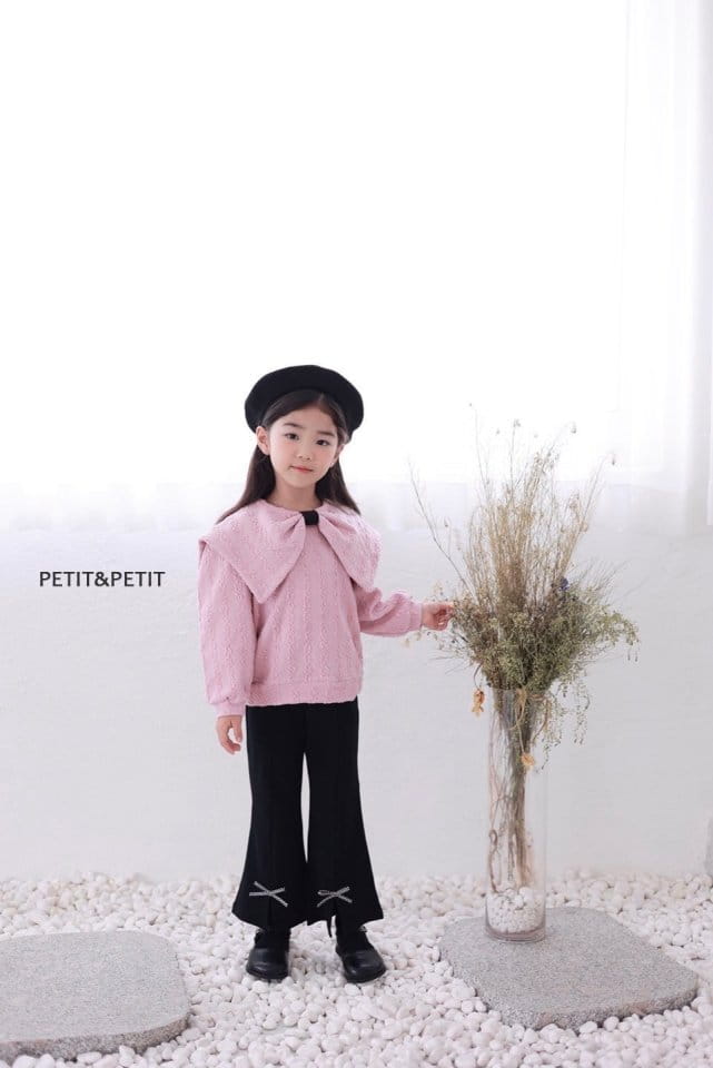 Petit & Petit - Korean Children Fashion - #todddlerfashion - Ribbon Jacquard Tee - 7
