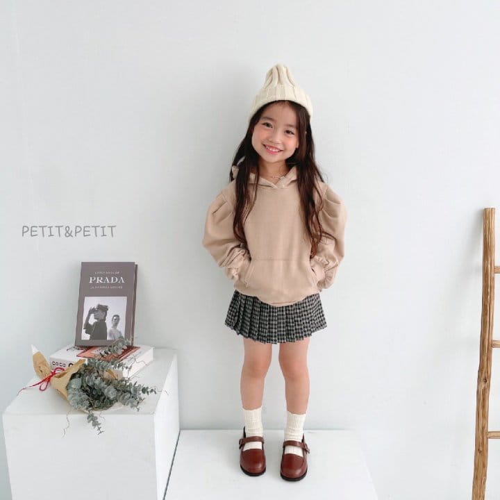 Petit & Petit - Korean Children Fashion - #toddlerclothing - Shirring Hoody Tee