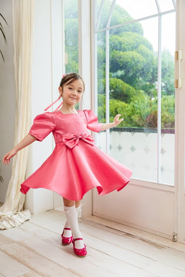Pink Berry - Korean Children Fashion - #childofig - Satin Bunny One-piece - 10