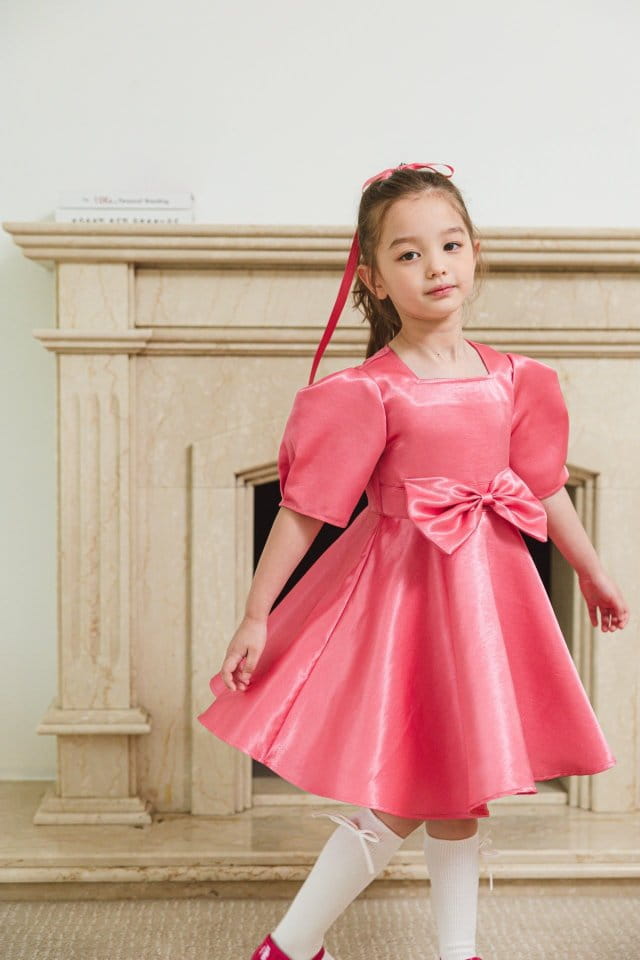 Pink Berry - Korean Children Fashion - #magicofchildhood - Satin Bunny One-piece - 6