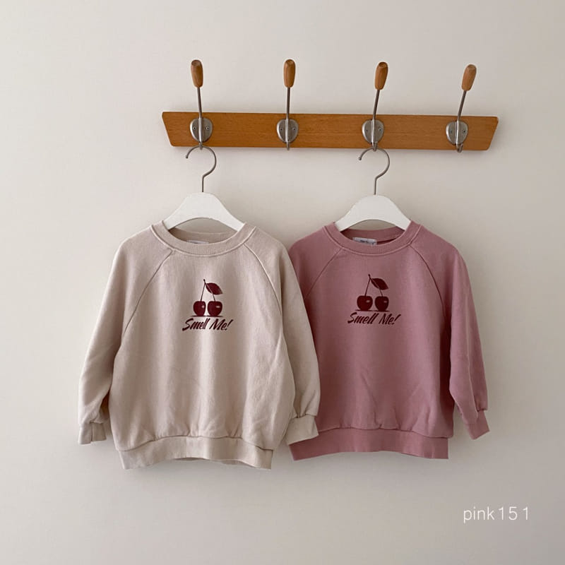Pink151 - Korean Children Fashion - #childofig - Cherry Cik Raglan Sweatshirt